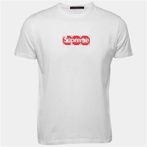 supreme lv tee 2000|Supreme x Louis Vuitton Box Logo Tee White Men's .